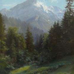 Summer landscape in Alps